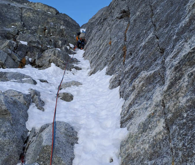 Via Goulotte Clean Climb – Monte Nero, Cima Presanella